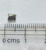 4.1x3.1mm Rare Salt And Pepper Butterfly Cut Polished Diamond Slice For Jewelry - PDD739
