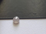 4.4mm White Rose Cut Tamboli Diamond 0.40 Cts Natural White Round Flat Back Cabochon for Ring - PDD738
