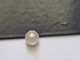 4.4mm White Rose Cut Tamboli Diamond 0.40 Cts Natural White Round Flat Back Cabochon for Ring - PDD738