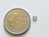 4.4mm White Rose Cut Tamboli Diamond 0.40 Cts Natural White Round Flat Back Cabochon for Ring - PDD738