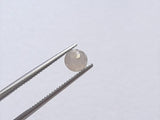 4.4mm White Rose Cut Tamboli Diamond 0.40 Cts Natural White Round Flat Back Cabochon for Ring - PDD738