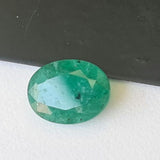 Emerald For Engagement Ring, 13.2x10mm CERTIFIED Original Loose Ring Size Green Emerald Faceted Oval Cut Stone - PPH46