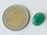 Emerald For Engagement Ring, 13.2x10mm CERTIFIED Original Loose Ring Size Green Emerald Faceted Oval Cut Stone - PPH46