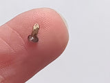 Salt And Pepper Penis Cut Polished Diamond Loose Fancy Dick / Penis / Phallus / Willy Diamond For Pendant / Ring / Jewelry 5.1x2.8mm - PDD749