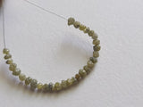 2-3mm Green Raw Rough Natural Green Diamond Beads For Jewelry (4IN To 8IN) - PPKJ128