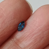 0.17 Cts Clear Blue Diamond Marquise Cut, 2.5x5mm Sparkling Blue Faceted Marquise Diamonds for Jewelry - PDD782