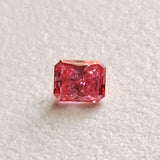 Baguette Shape Brilliant Cut, Pink 3x3.8mm Lab Grown Diamond Loose For Engagement Ring Excellent Cut For Ring - PDD783
