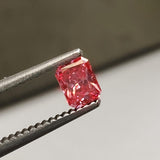 Baguette Shape Brilliant Cut, Pink 3x3.8mm Lab Grown Diamond Loose For Engagement Ring Excellent Cut For Ring - PDD783