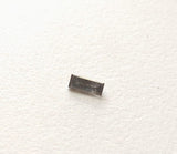 Salt And Pepper Diamond, Conflict FREE 6x2.4mm, 0.3 Ct Rectangle Shape Baguette Cut Faceted Clear Black Diamond For Ring - PDD784