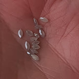Natural 1.8x3-2x4mm White Gray Marquise Shaped Diamond for Jewelry (2 Pc To 4 Pc) - PDD775
