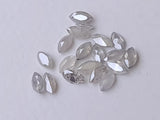 Natural 1.8x3-2x4mm White Gray Marquise Shaped Diamond for Jewelry (2 Pc To 4 Pc) - PDD775