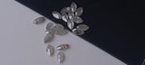 Natural 1.8x3-2x4mm White Gray Marquise Shaped Diamond for Jewelry (2 Pc To 4 Pc) - PDD775