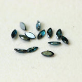 Clear 3.5x1.5mm Sparkling Blue Faceted Marquise Diamond for Jewelry (1 Pc to 2 Pcs) - PDD754