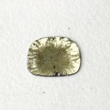 Salt And Pepper Diamond, Conflict FREE 11x8.6mm, 0.58 Cts Slice Faceted Clear Black Diamond For Jewelry - PDD759