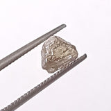 Natural Light Grey Rough Raw Diamond, 5.5mm Loose Trillion Diamond For Ring / Pendant / Jewelry - PVD83