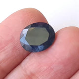 Loose Sapphire For Engagement Ring 11x9mm CERTIFIED Original Blue Sapphire Faceted Oval Cut Stone - PPH44
