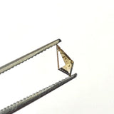 Yellow Champagne Faceted Kite 4.9x2.5mm Shield Flat Back Diamond For Ring-PDD858
