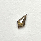 Yellow Champagne Faceted Kite 4.9x2.5mm Shield Flat Back Diamond For Ring-PDD858