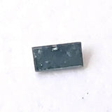 Blue Baguette Cut Diamond, Rare 3.9x2mm MELEE Diamond Rectangle Piece for Jewelry / Ring - PDD755