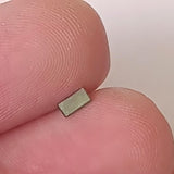 Blue Baguette Cut Diamond, Rare 3.9x2mm MELEE Diamond Rectangle Piece for Jewelry / Ring - PDD755