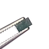 Blue Baguette Cut Diamond, Rare 3.9x2mm MELEE Diamond Rectangle Piece for Jewelry / Ring - PDD755