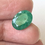 Emerald For Engagement Ring, 13.2x10mm CERTIFIED Original Loose Ring Size Green Emerald Faceted Oval Cut Stone - PPH46