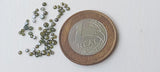 Green MELEE Diamonds, 1-2mm Round Rose Cut Faceted Green Diamond For Jewelry (5Pcs To 10Pcs) - PPKJ154