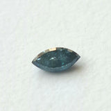 0.15 Cts Clear Blue Green Diamond Marquise Cut, 5x2.4mm Sparkling Blue Green Faceted Marquise Diamond for Jewelry - PDD812
