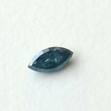 0.15 Cts Clear Blue Green Diamond Marquise Cut, 5x2.4mm Sparkling Blue Green Faceted Marquise Diamond for Jewelry - PDD812