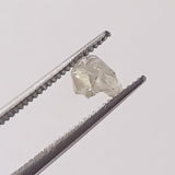 Clear Natural Smooth Raw Rough Diamond For Jewelry, 5.3x4mm Loose Diamond For Engagement Ring / Wedding Ring Gifts For Her- PDD778