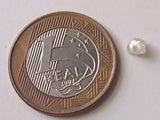 Clear Natural Smooth Raw Rough Diamond For Jewelry, 5.3x4mm Loose Diamond For Engagement Ring / Wedding Ring Gifts For Her- PDD778