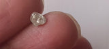 Clear Natural Smooth Raw Rough Diamond For Jewelry, 5.3x4mm Loose Diamond For Engagement Ring / Wedding Ring Gifts For Her- PDD778