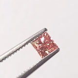 Princess Shape Brilliant Cut, Pink Square Shape 3.5mm Lab Grown Diamond Loose For Princess Engagement Ring Excellent Cut - PDD779