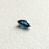0.17 Cts Clear Blue Diamond Marquise Cut, 2.5x5mm Sparkling Blue Faceted Marquise Diamonds for Jewelry - PDD782