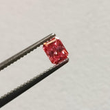 Baguette Shape Brilliant Cut, Pink 3x3.8mm Lab Grown Diamond Loose For Engagement Ring Excellent Cut For Ring - PDD783