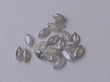 Natural 1.8x3-2x4mm White Gray Marquise Shaped Diamond for Jewelry (2 Pc To 4 Pc) - PDD775