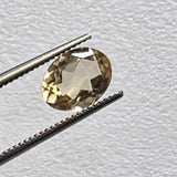 Citrine Oval Cut Stone, 7.8x5.9mm Natural Oval Shape Pointed Back Cut Stone Beautiful 0.89 Cts Citrine Ring Size - PSG382
