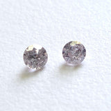 Pink Brilliant Cut Polished Round Diamonds, Faceted Natural 1Pc Loose Pink Solitaire Melee Diamond For Ring - PVD88