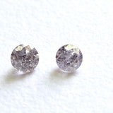 Pink Brilliant Cut Polished Round Diamonds, Faceted Natural 1Pc Loose Pink Solitaire Melee Diamond For Ring - PVD88