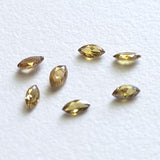 Yellow Brown Marquise Cut Diamond for Ring, 4mm Faceted Sparkling Brown Marquise Diamond for Jewelry (1Pc-2Pc) - PDD821