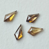 Brown Diamond Kite Cut Diamond, 4.4-5mm Kite Shape Flat Back Diamond Cabochon For Engagement Ring & Wedding Ring Gifts For Her - PDD807