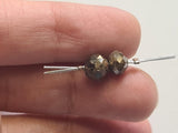 Single Piece Brown Diamond Beads Faceted Diamond Rondelle Bead for Chain, Necklace, Pendant, Brown Loose Diamonds, 1 piece - PDD826
