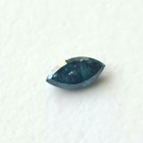 0.15 Cts Clear Blue Green Diamond Marquise Cut, 5x2.4mm Sparkling Blue Green Faceted Marquise Diamond for Jewelry - PDD812