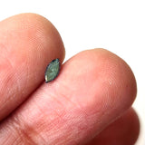0.15 Cts Clear Blue Green Diamond Marquise Cut, 5x2.4mm Sparkling Blue Green Faceted Marquise Diamond for Jewelry - PDD812