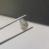 7x5mm Clear Raw Crystal Diamond, 1.05 Cts Rough Clear Uncut Loose Diamond Perfect for Bezel - PDD818