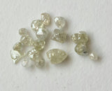 1.5-2.5mm Clear Milky Raw 12 Pcs Rough African Uncut Diamond for Bezel-PPKJ160