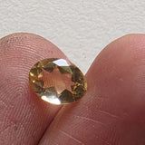 Citrine Oval Cut Stone, 7.8x5.9mm Natural Oval Shape Pointed Back Cut Stone Beautiful 0.89 Cts Citrine Ring Size - PSG382