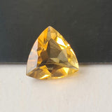 11mm Faceted Trillion Cut 2.85 Cts Natural Ring Size Citrine For Jewelry-PNG36