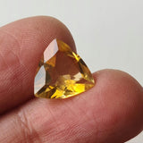 10.8mm Facet Trillion 2.8 Cts Natural Loose Ring Size Citrine For Jewelry-PNG38