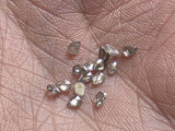 Salt And Pepper Diamond, CONFLICT FREE, 2x3mm Pear Shaped Brilliant Cut Faceted Clear Black Diamond For Jewelry / Ring - PDD820